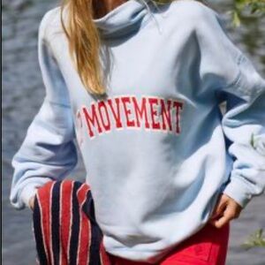 FP Movement Victory Light Blue Sweatshirt / from the victory set! NEW WITH TAGS